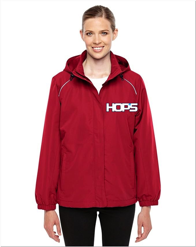 Core 365 Ladies 3 Seasons Jacket Red Block Hops Gear and Apparel